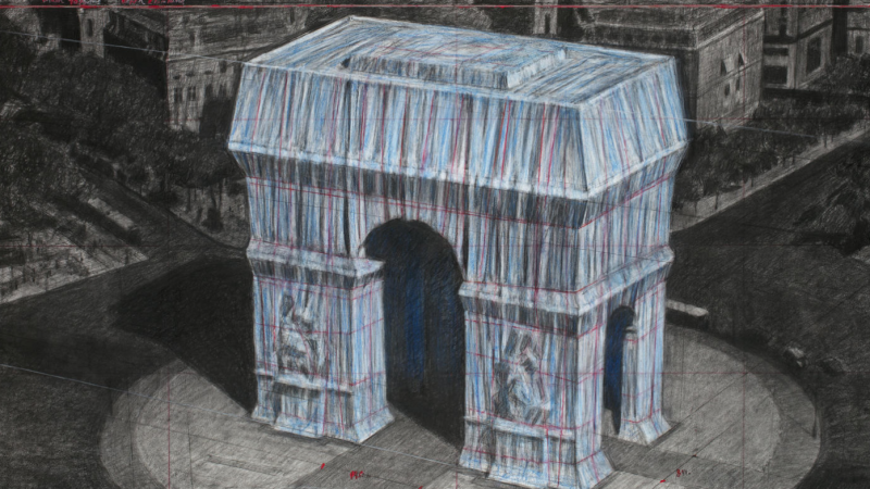 Empaquetage de l’Arc de Triomphe, une œuvre à titre posthume pour Christo