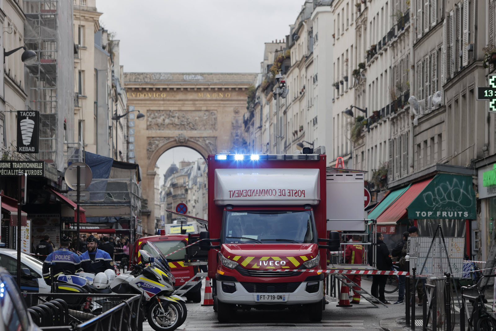 La garde à vue du suspect de la fusillade à Paris levée pour raisons de santé