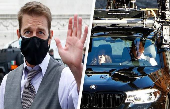 La voiture de Tom Cruise volée pendant le tournage de "Mission Impossible 7"