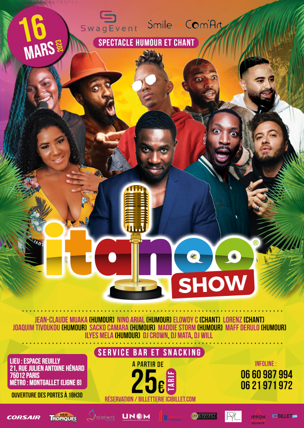 Revoilà Itanoo Show, le plus grand festival d’humour et de chant afro-caribéen de Paris
